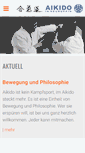 Mobile Screenshot of aikido-neuruppin.de